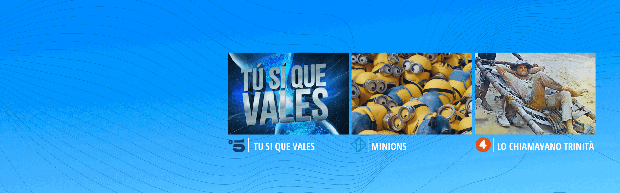 La prima serata di sabato Qui Mediaset